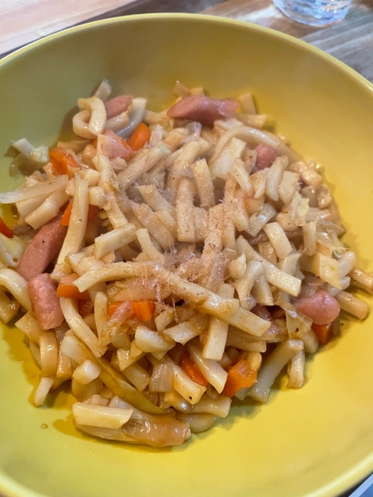 幼児食"焼きうどん"