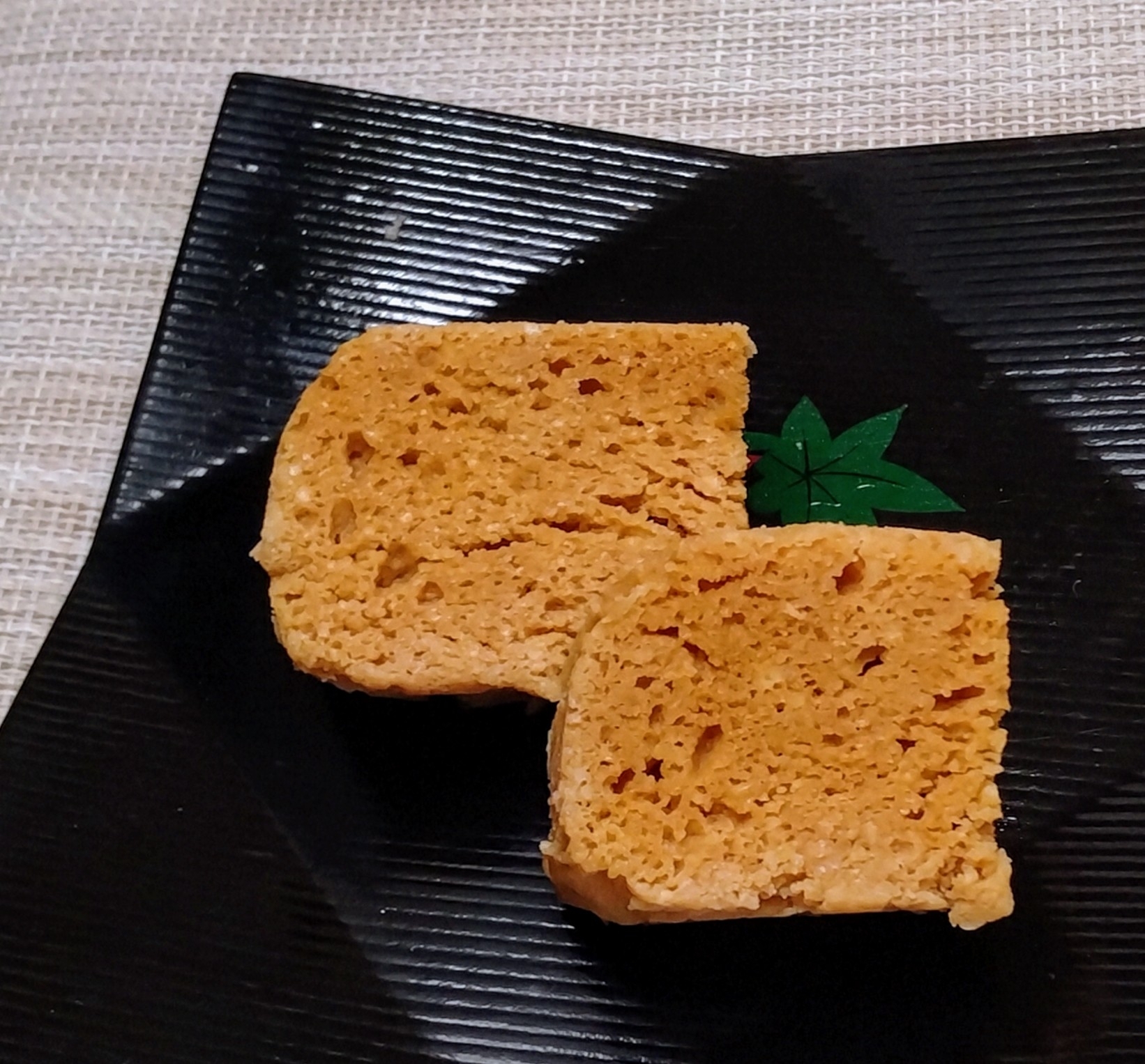 きな粉と豆腐で、しっとりふわふわケーキ
