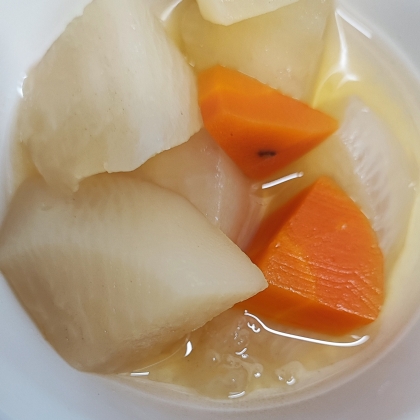 大根と人参の白だし煮