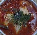 豆腐のトマトスープ