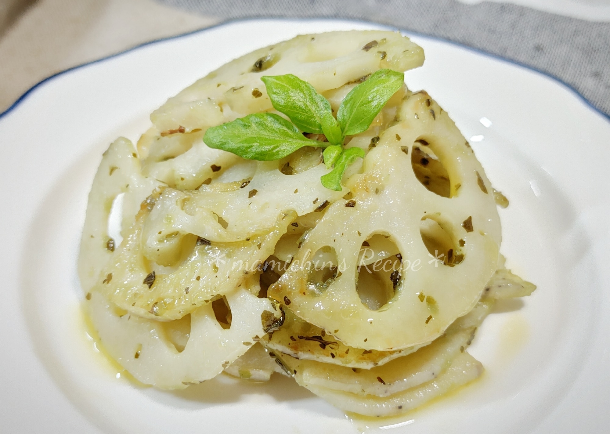 れんこん＊ジェノベーゼ レシピ・作り方 by mamichin555 - 楽天レシピ