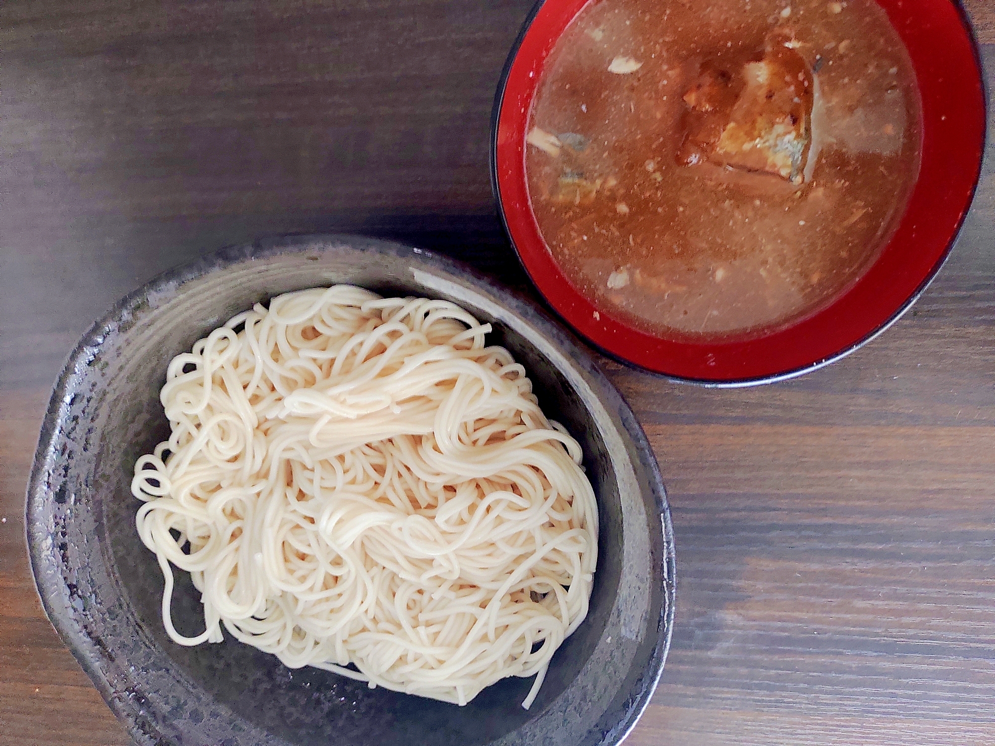 サバカレーつけそうめん