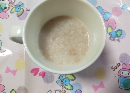 夢シニアちゃん(*´∇`)ﾉ牛乳甘酒きな粉黒砂糖と色々混ぜてミックスすると栄養満点＼(^^)／美味しかったです