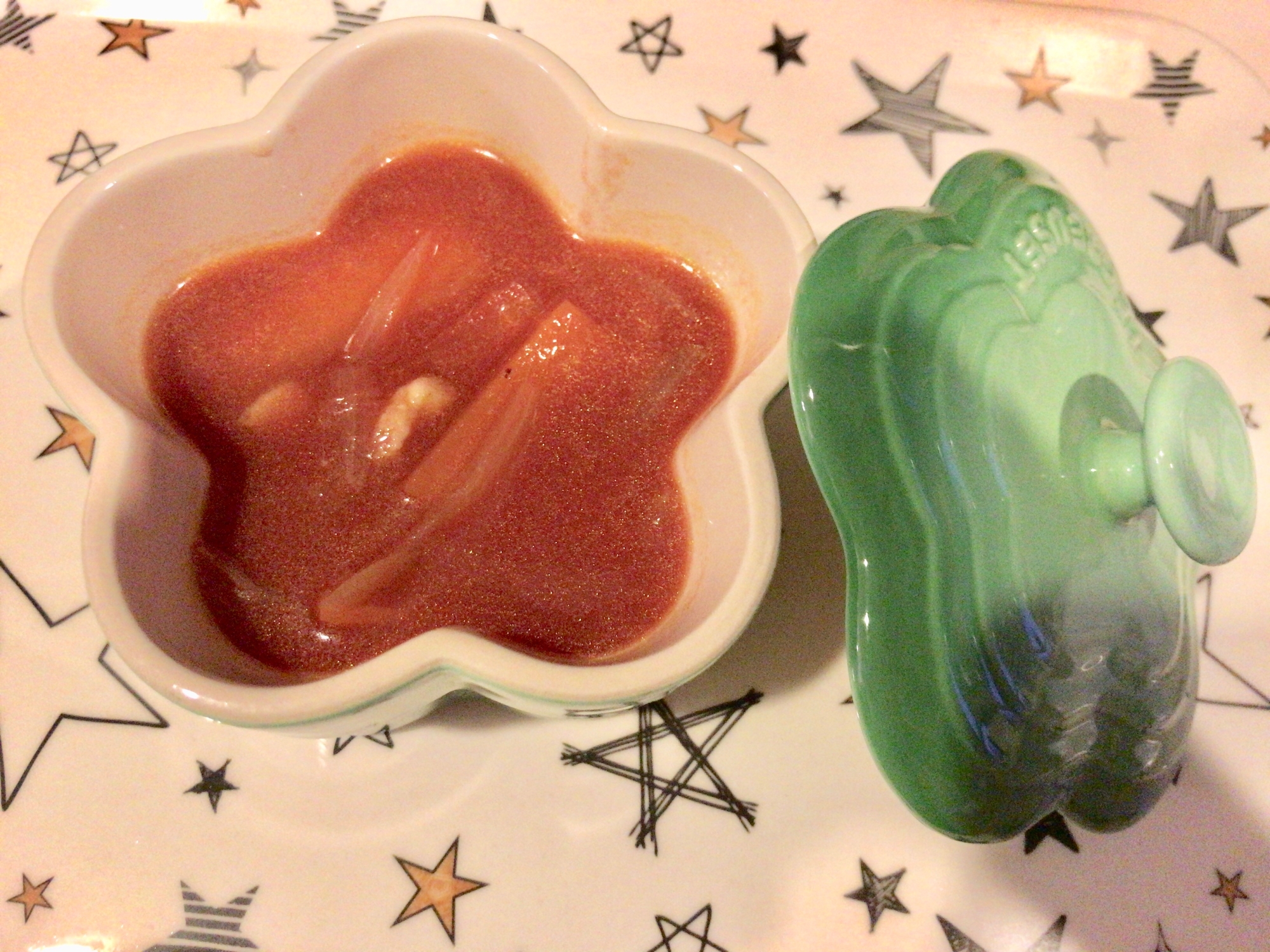 トマトジュースで♪トマトコンソメスープ