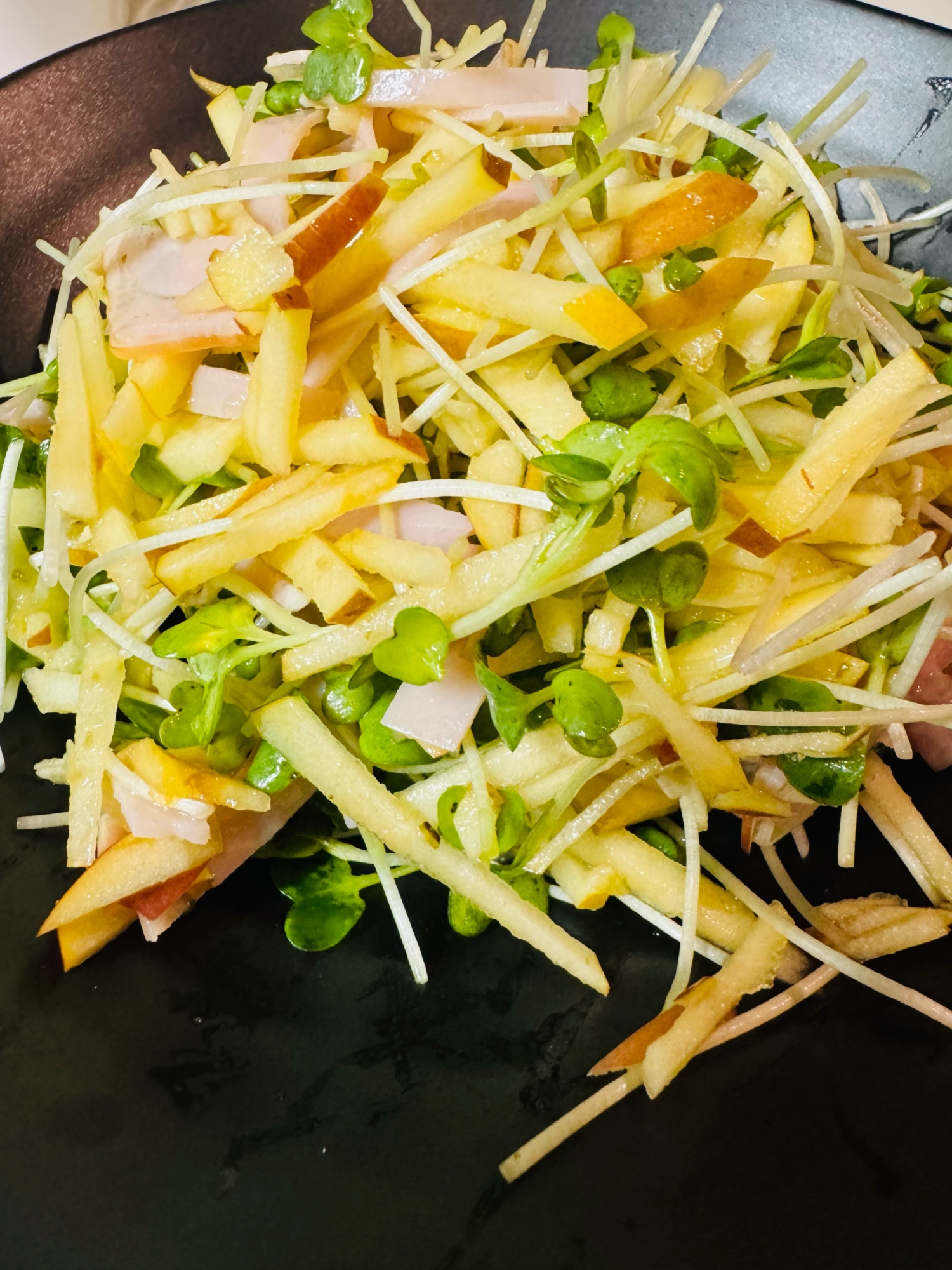 りんごとかいわれの柚子胡椒サラダ