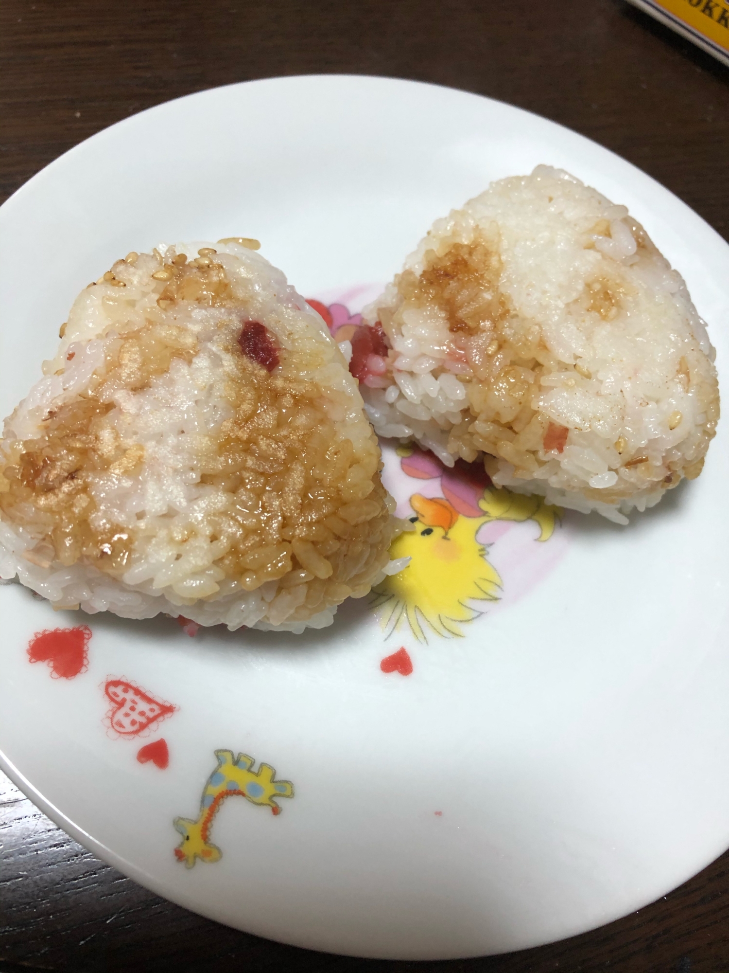 梅昆布の焼きおにぎり