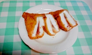 はんぺんのソーセージ・チーズフライ♪