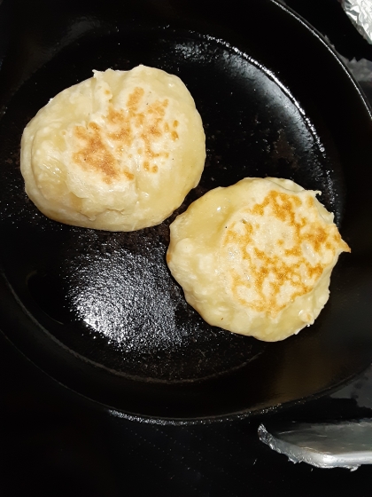 フライパンでパン♪基本のＢＰパン生地