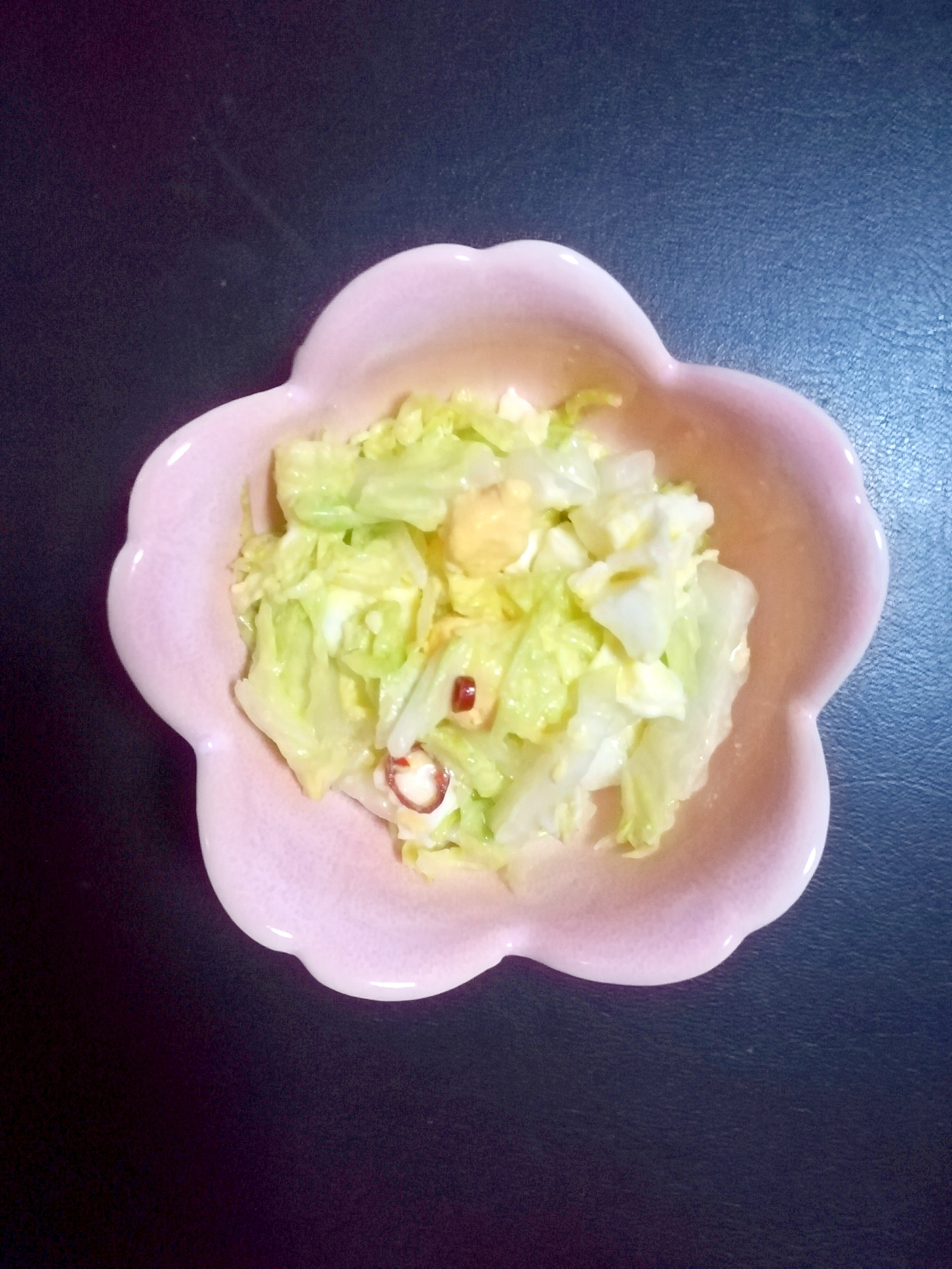 白菜と卵のサラダ