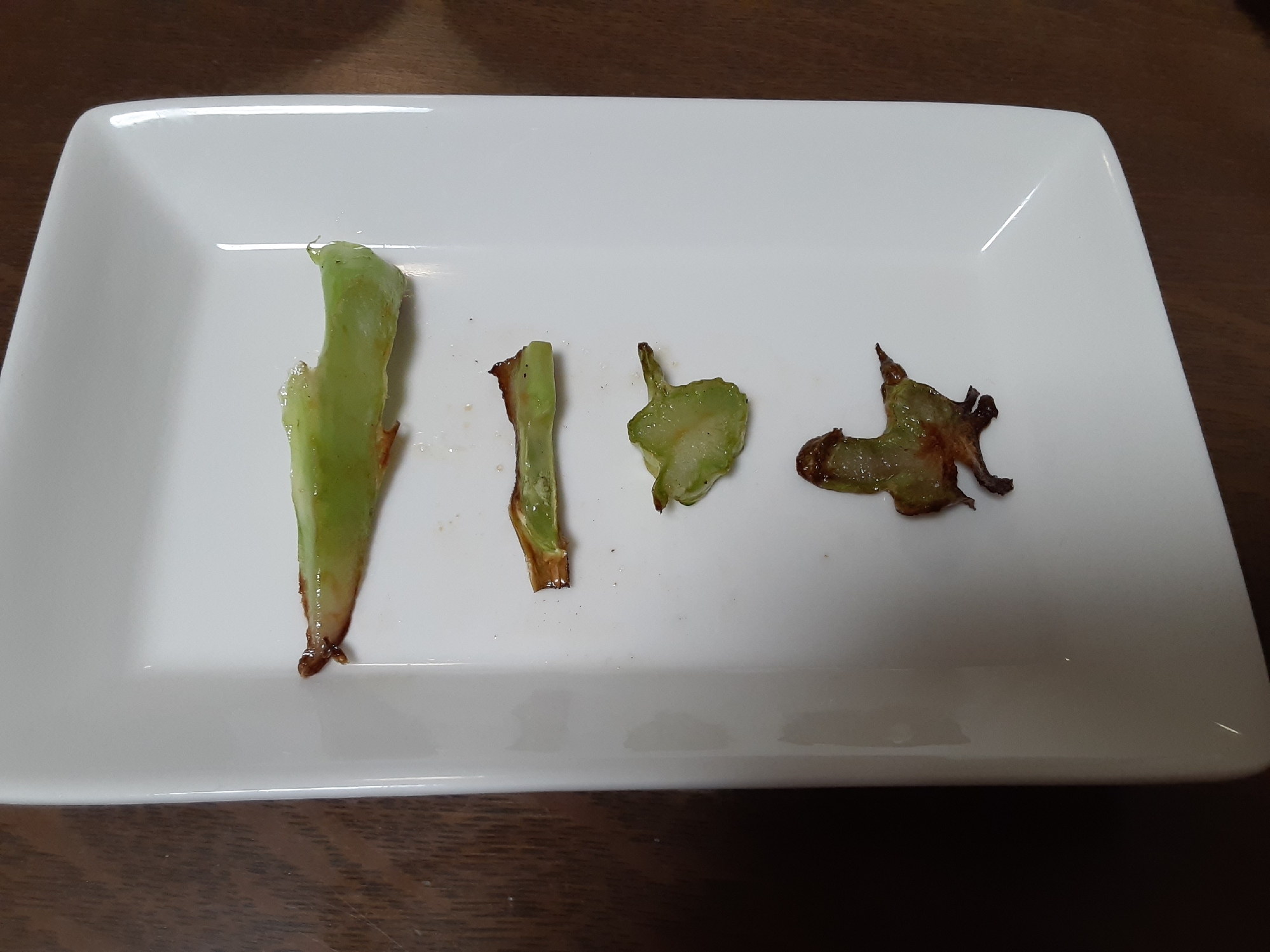 【ブロッコリーの茎】4種の素揚げ