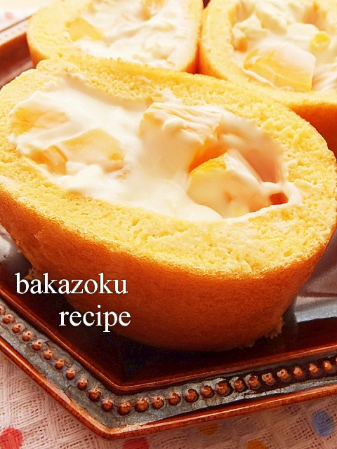 ロールケーキさん♪