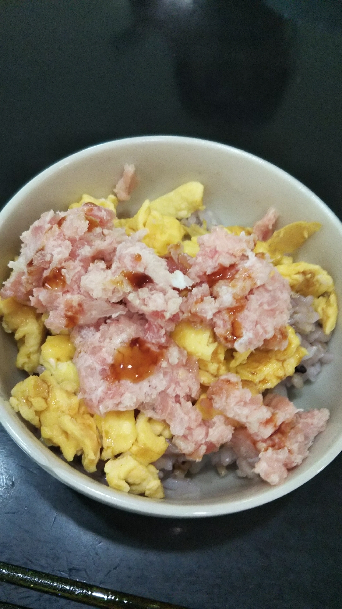 入り卵とネギトロ丼 レシピ 作り方 By シェリママ 楽天レシピ