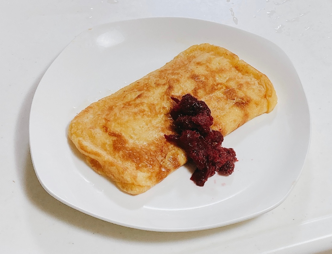 お餅のフレンチトースト