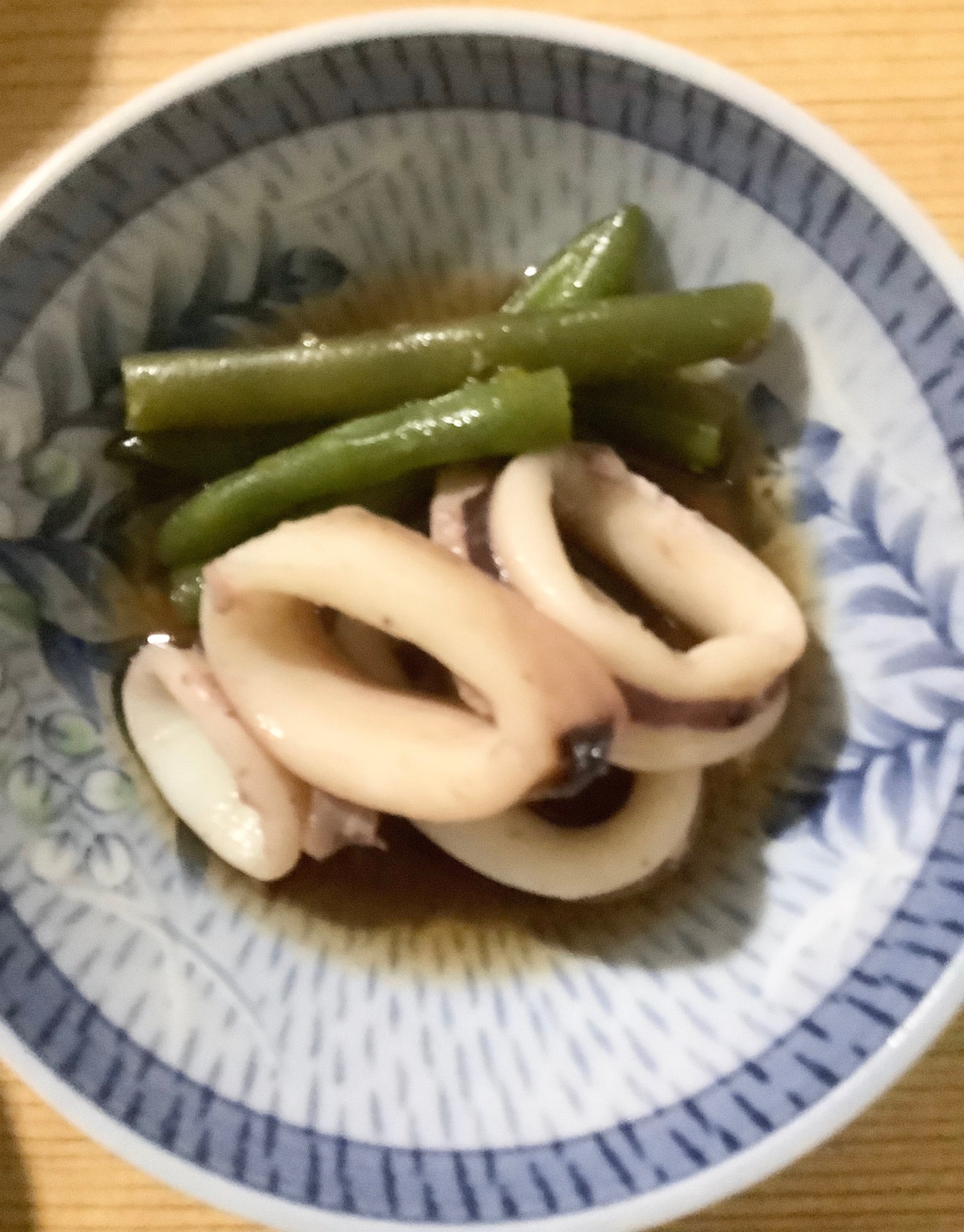 いかといんげんの煮物♪