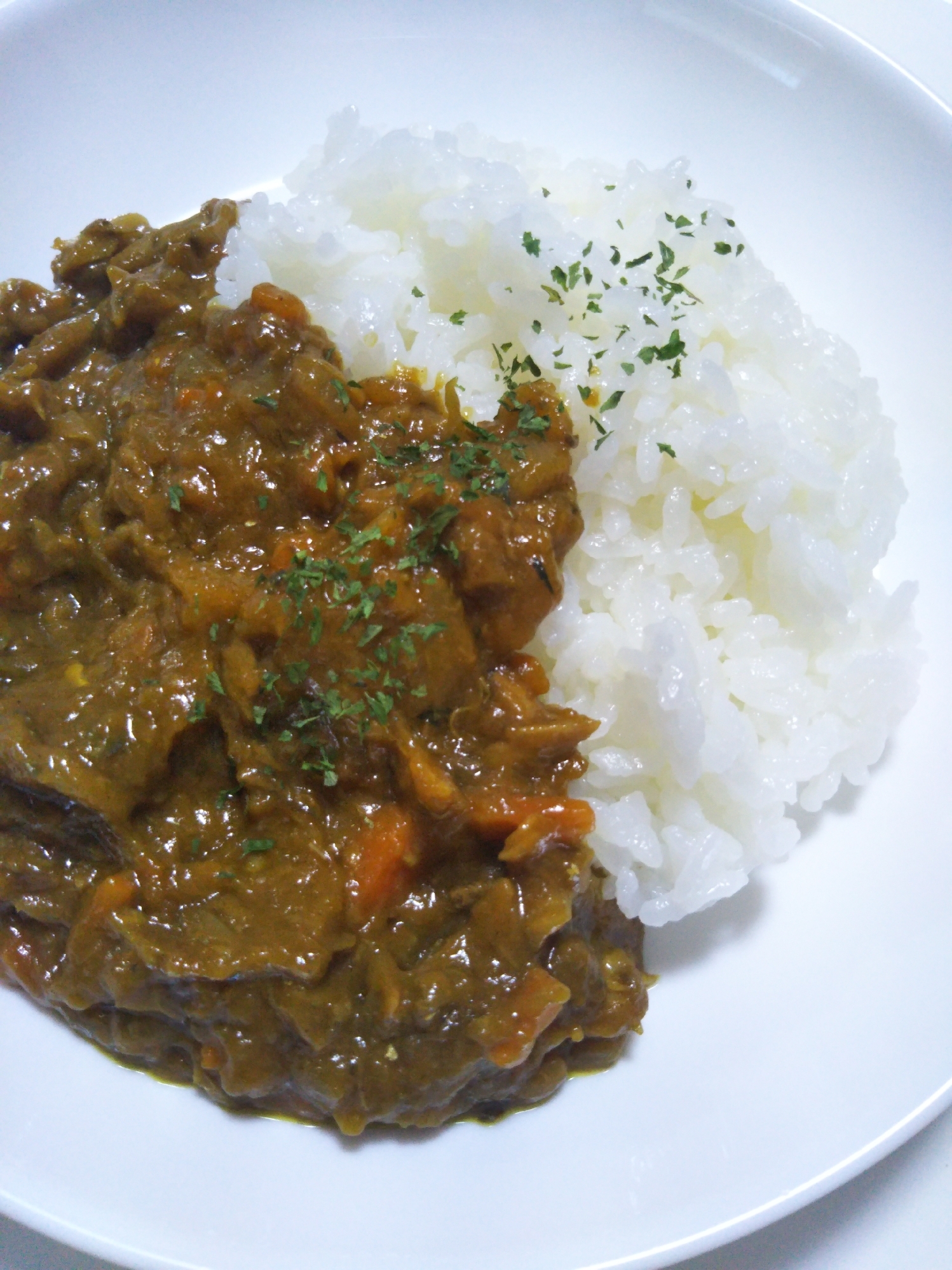 お肉の代わりに鯖缶でカレー