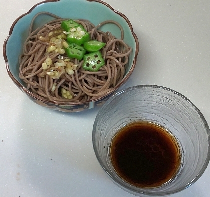 おはようです☘️今朝、お蕎麦でいただきました♥️家のオクラ、みょうがでとてもおいしかったです✨
たくさんレポ、ありがとうです(*´ー｀)ﾉ