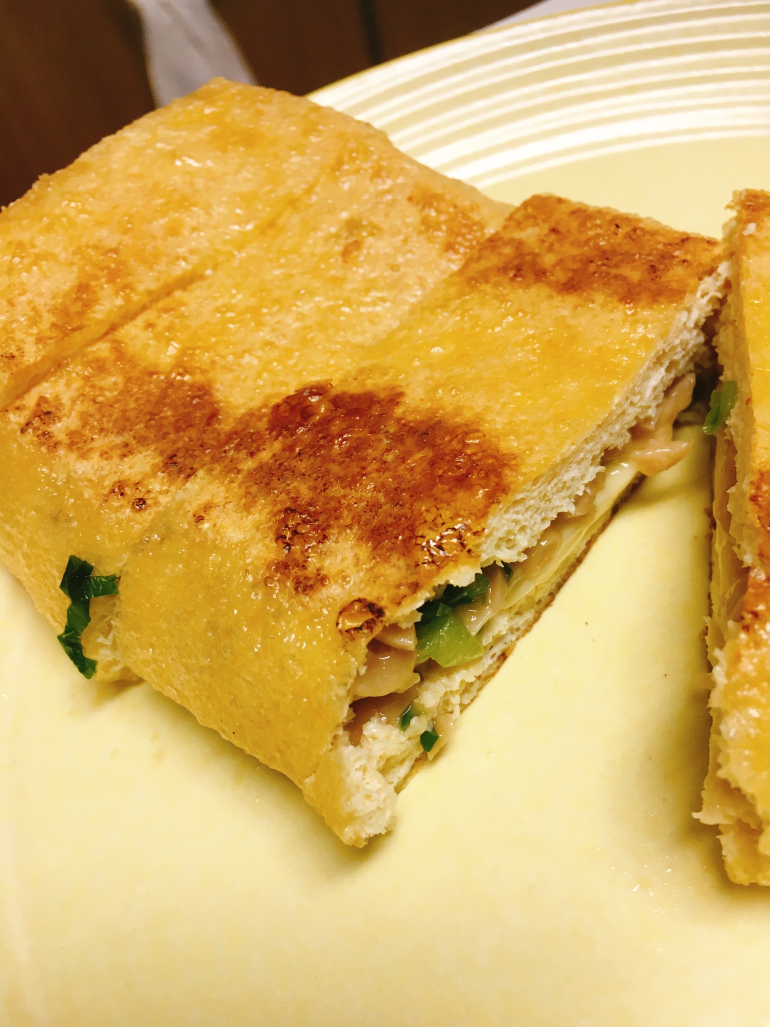 栃尾揚げ ひきわり納豆とチーズのはさみ焼き レシピ 作り方 By けらし 楽天レシピ 栃尾揚げ ひきわり納豆とチーズのはさみ焼き レシピ 作り方 By けらし 楽天レシピ