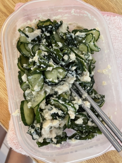 きゅうり多く入れちゃったけど美味しい！