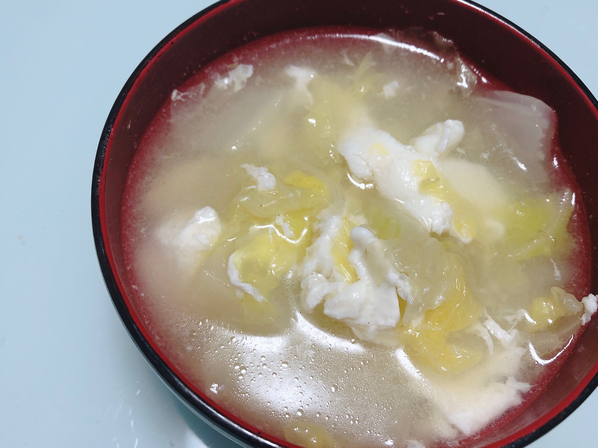 【卵白消費】白菜の中華スープ