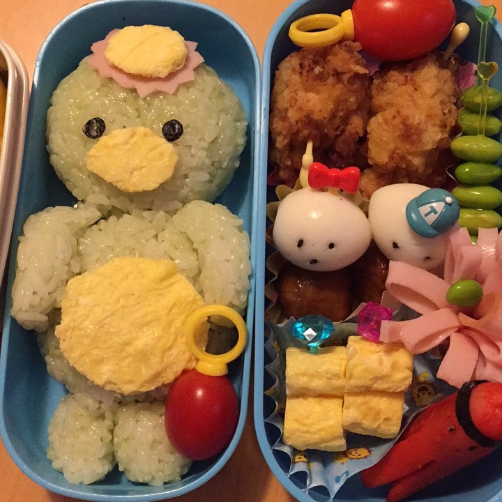 愛嬌たっぷり、かっぱ弁当♪