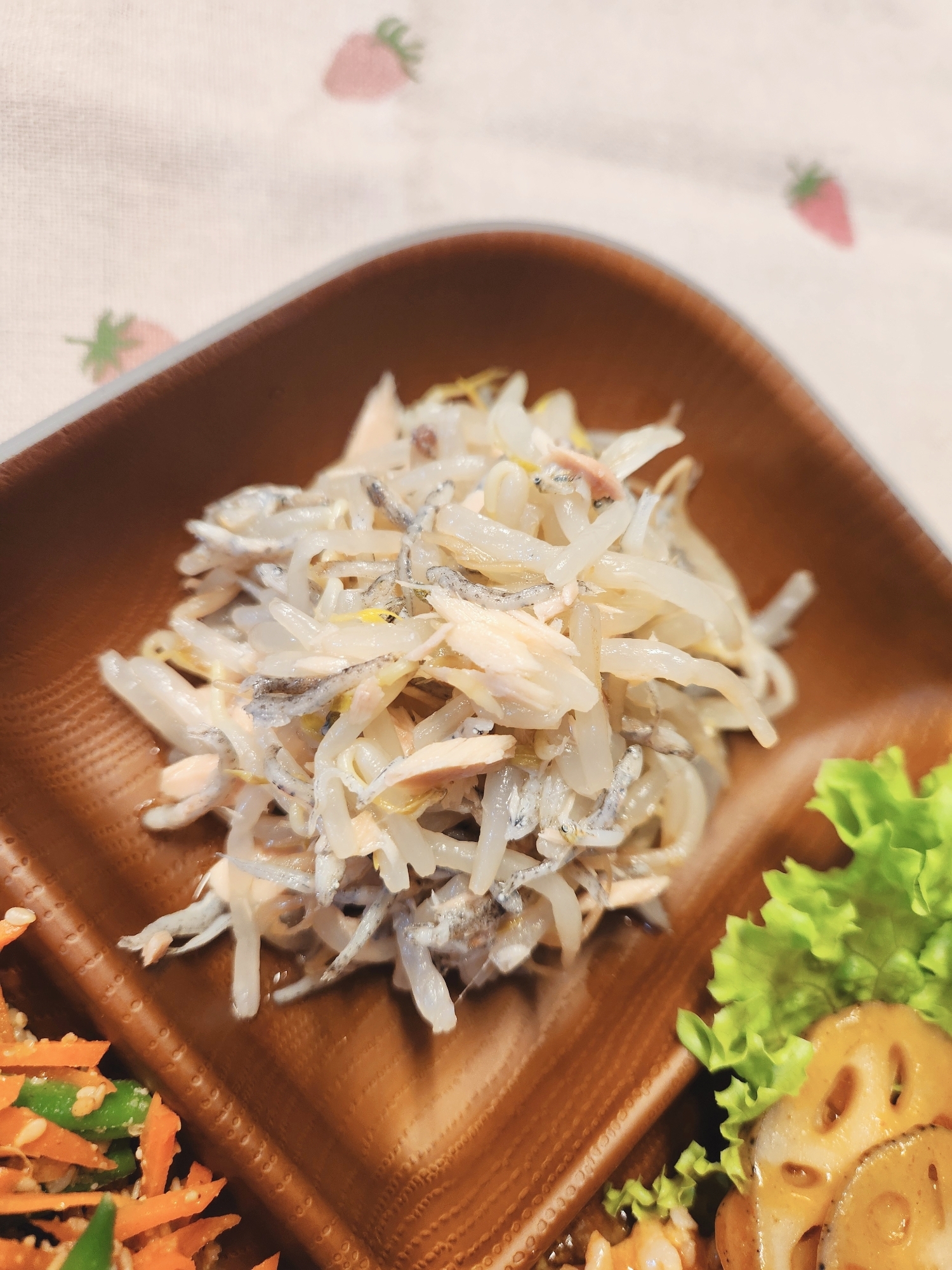 【おつまみ】もやしのじゃこサラダ