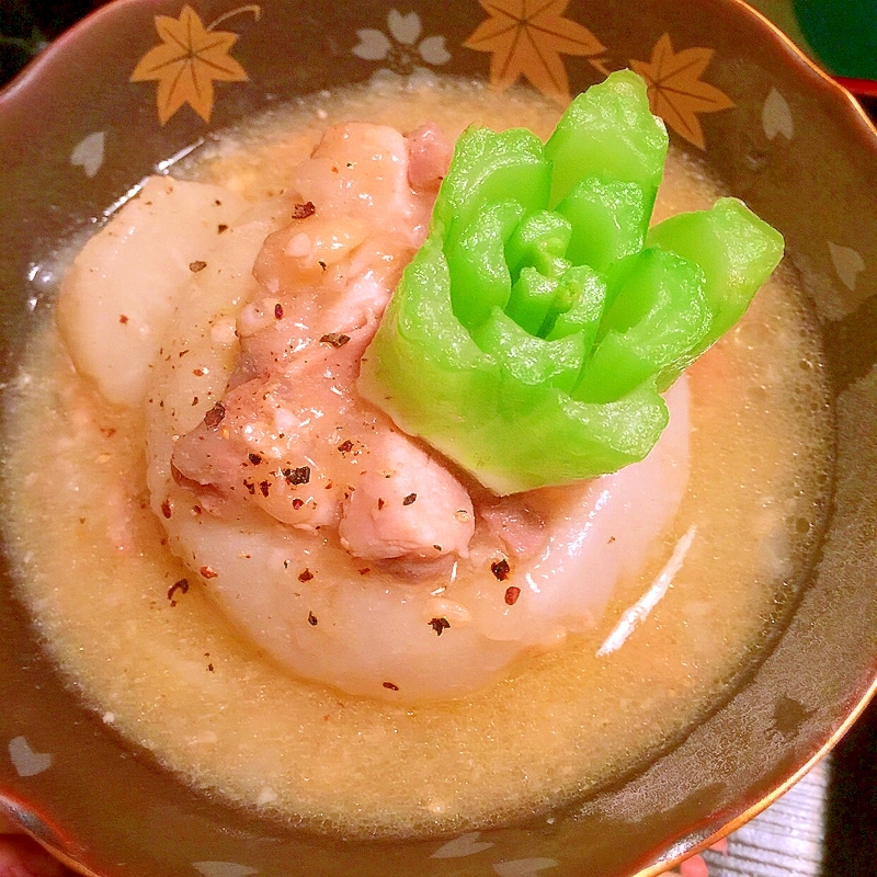 まるごと蕪の鶏だしおでん風塩煮