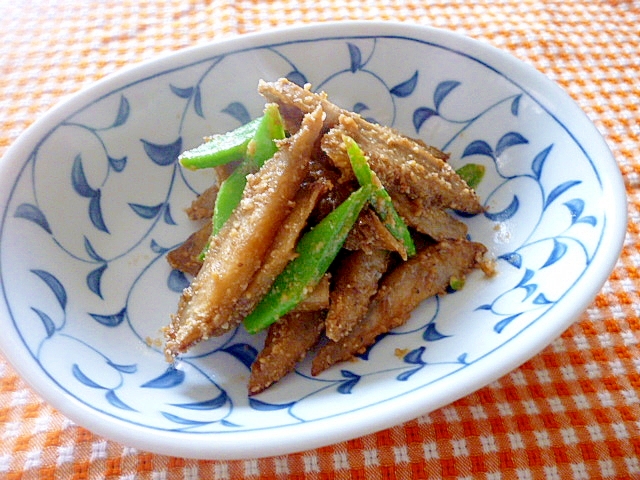 ごぼうの味噌炒め