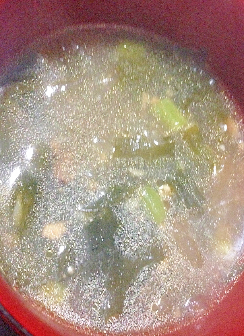 鎮江香酢風味のわかめスープ
