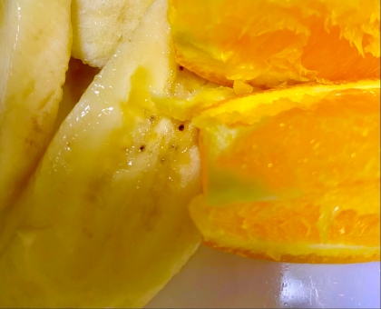 ☆バナナとオレンジ甘酢和え☆