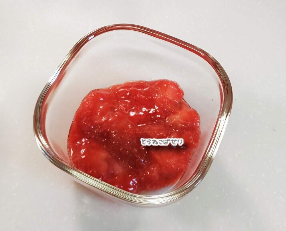 冷凍いちごで作るいちごジャム