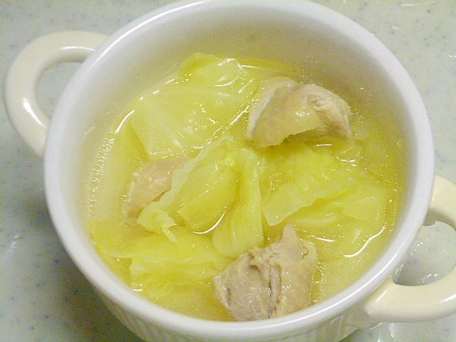 ヘルシー とりもも肉とキャベツのシンプルスープ レシピ 作り方 By みずたまsweet 楽天レシピ ヘルシー とりもも肉とキャベツのシンプルスープ レシピ 作り方 By みずたまsweet 楽天レシピ