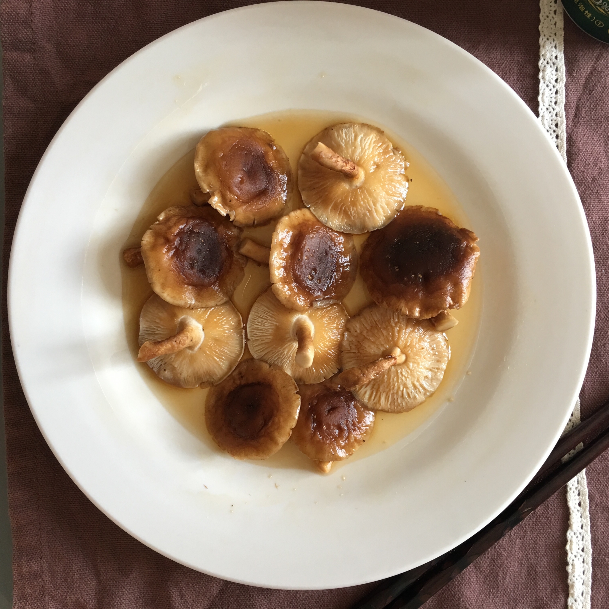 めちゃ楽1品!椎茸の寿司酢醤油レンジ蒸し♡