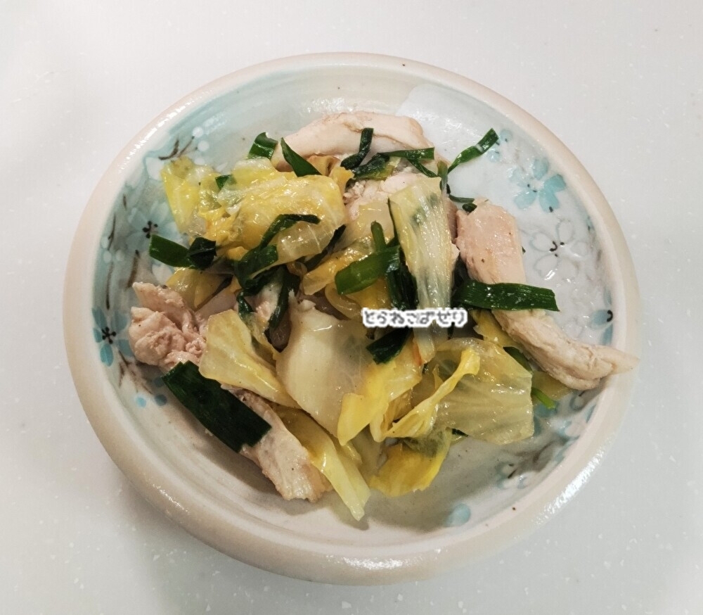 しっとり鶏むね肉の野菜炒め