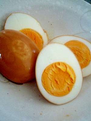 即席煮たまご レシピ 作り方 By ほぉみぃ 楽天レシピ