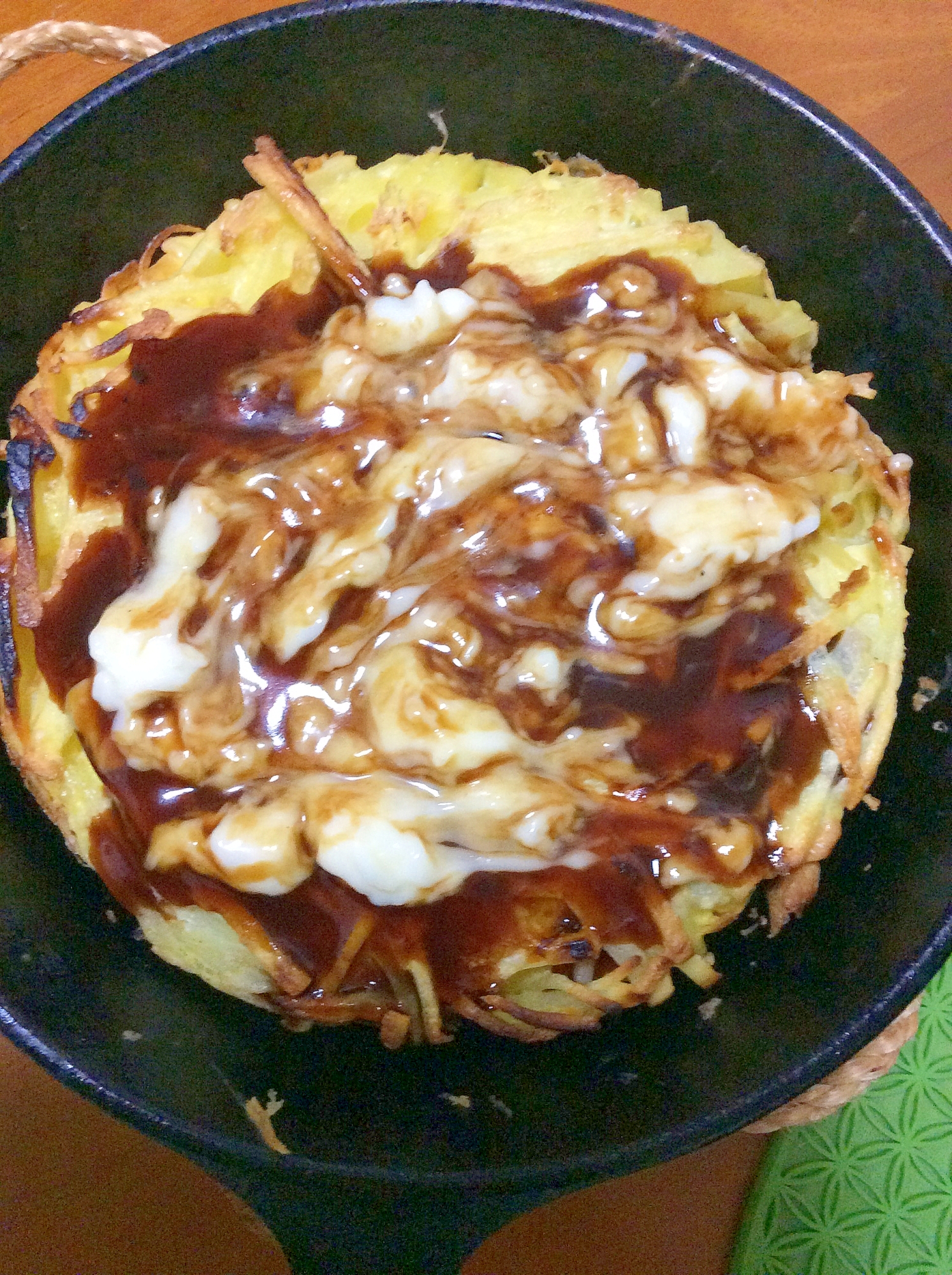 じゃがいもお好み焼き風