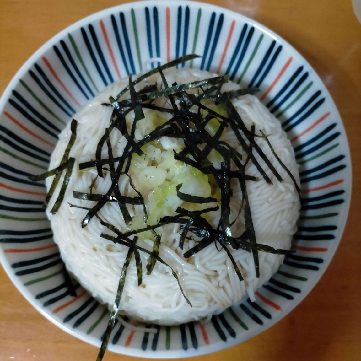 山盛り冷やし温麺