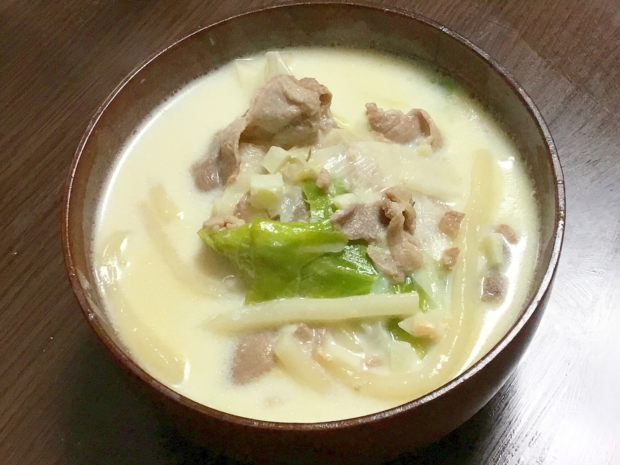 子どもとのランチに 牛乳味噌うどん レシピ 作り方 By Blendalove 楽天レシピ