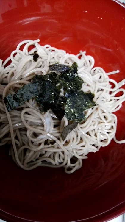 海苔とろろ蕎麦✧˖°