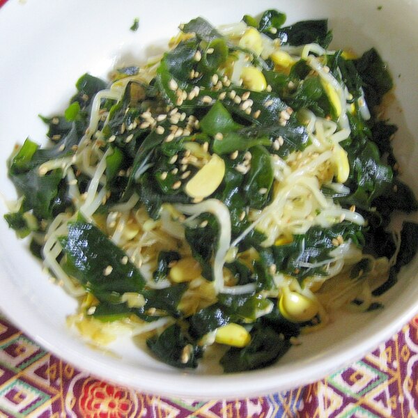 味付け豆もやしとわかめの簡単和え物 レシピ 作り方 By Soraちゃんママ 楽天レシピ 味付け豆もやしとわかめの簡単和え物 レシピ 作り方 By Soraちゃんママ 楽天レシピ