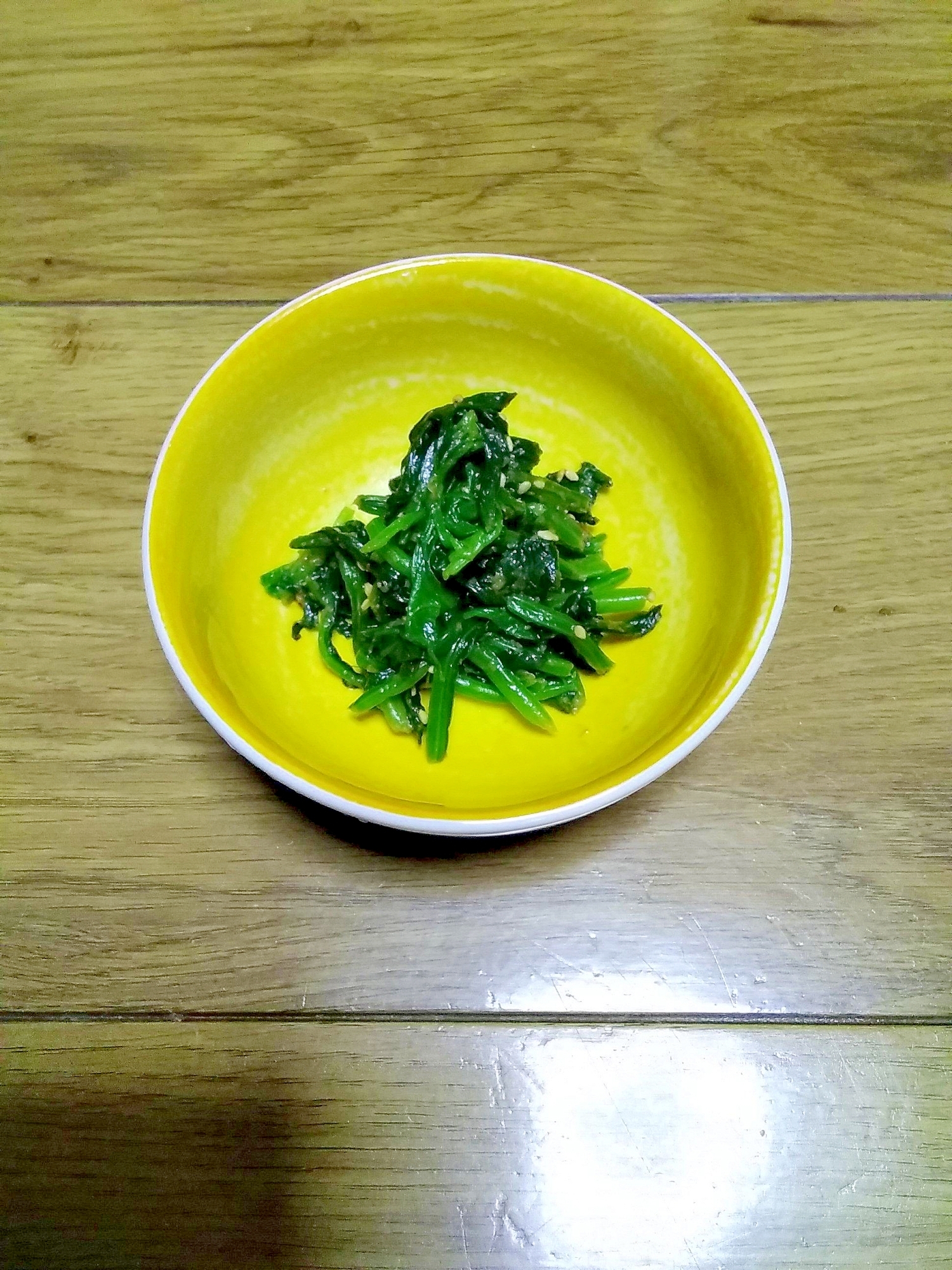 ほうれん草のごまくるみ味噌和え