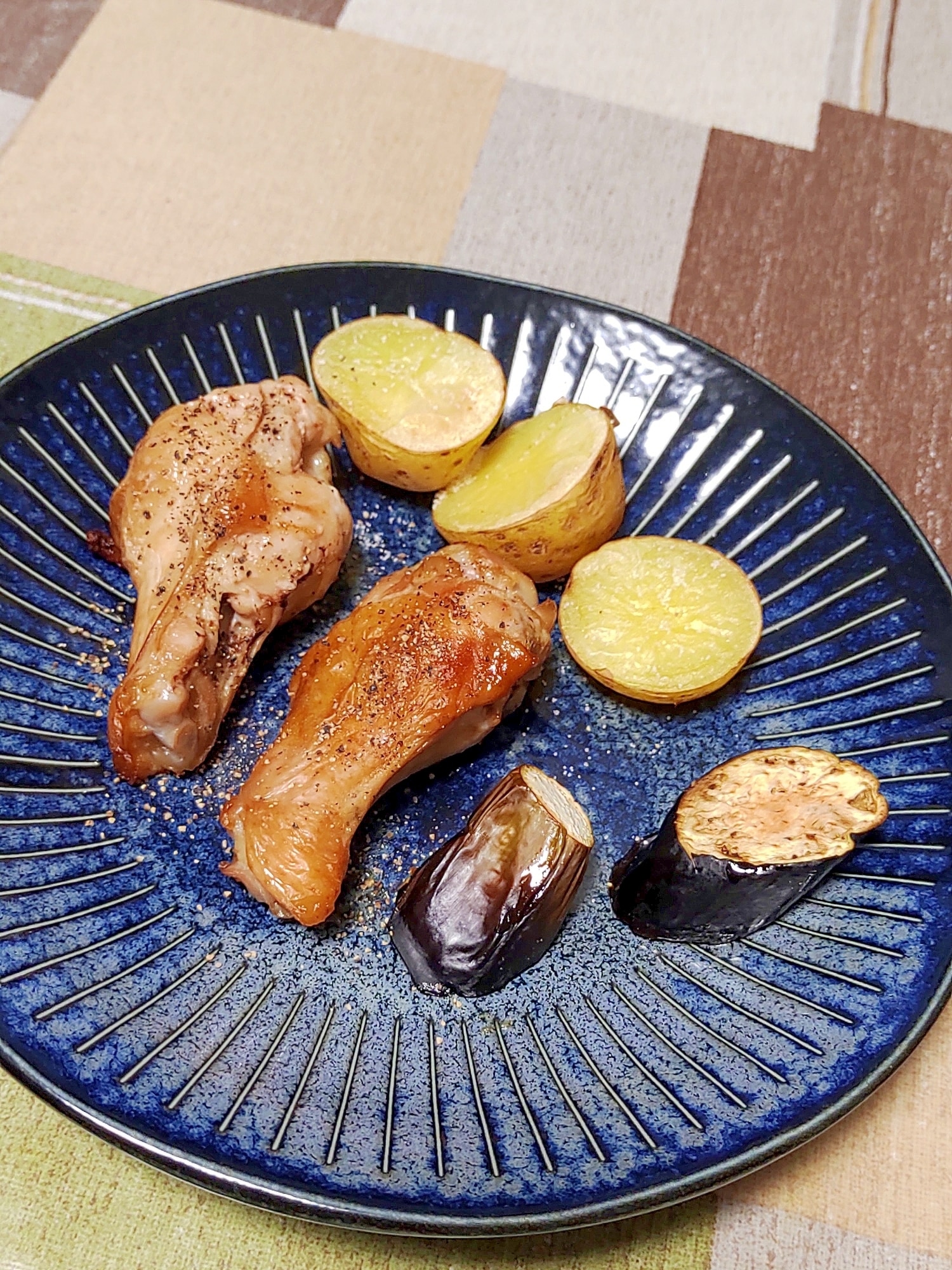 鶏手羽元と野菜焼き レシピ・作り方 by aoriika - 楽天レシピ