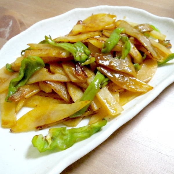 ジャガイモとピーマンのオイスターソース炒め レシピ 作り方 By Viw 楽天レシピ ジャガイモとピーマンのオイスターソース炒め レシピ 作り方 By Viw 楽天レシピ