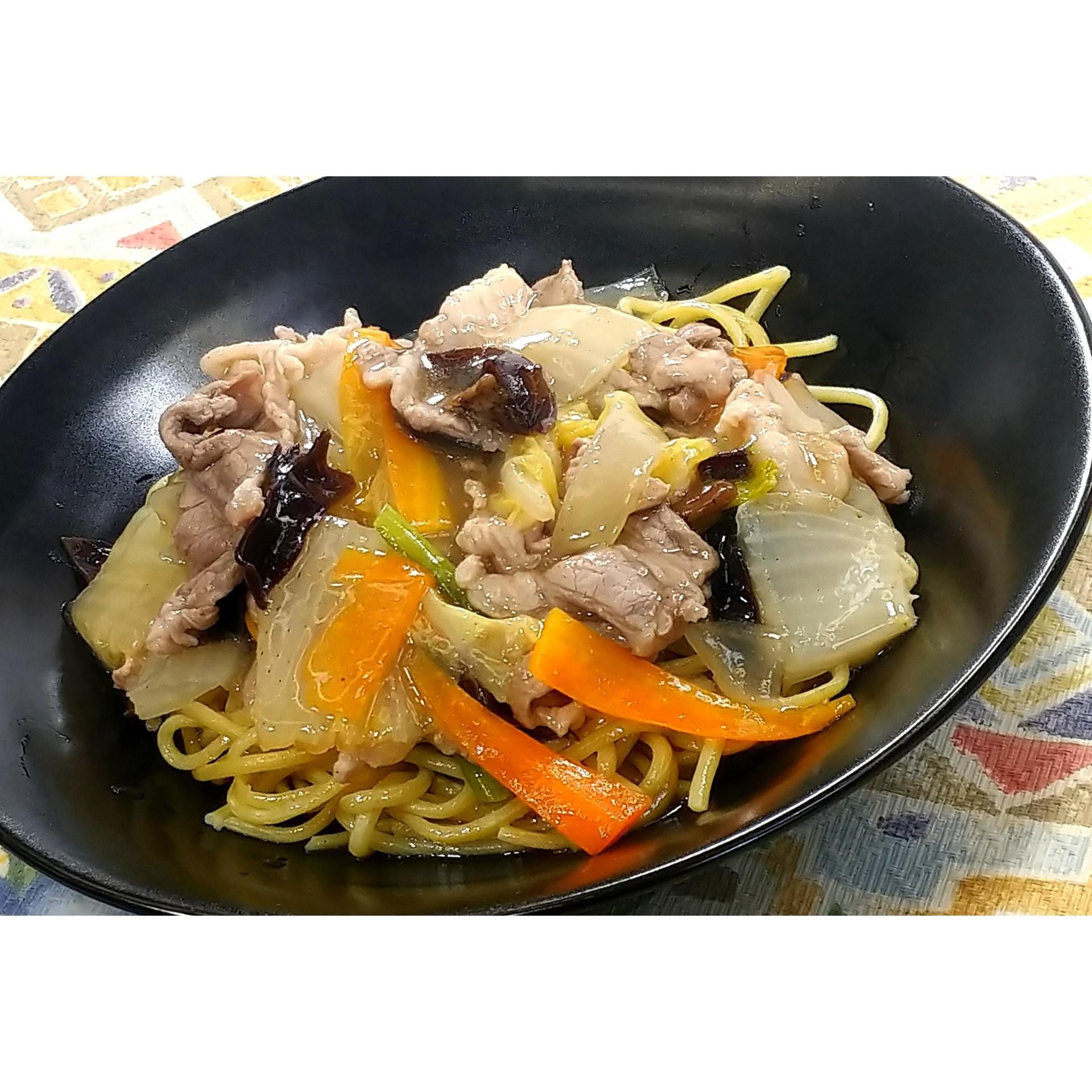 五目あんかけ焼きそば★動画あり★