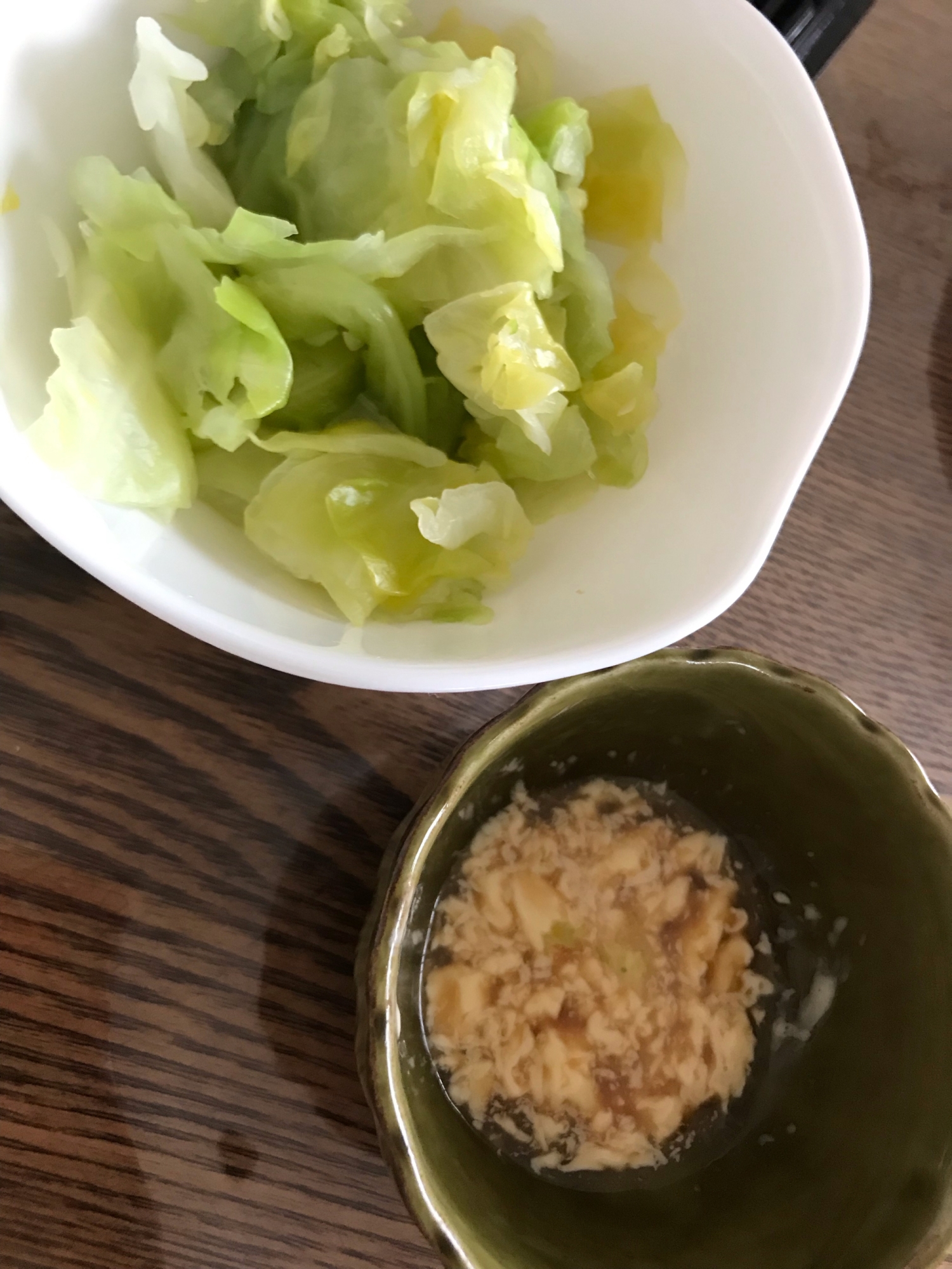 塩茹でキャベツの青じそマヨ