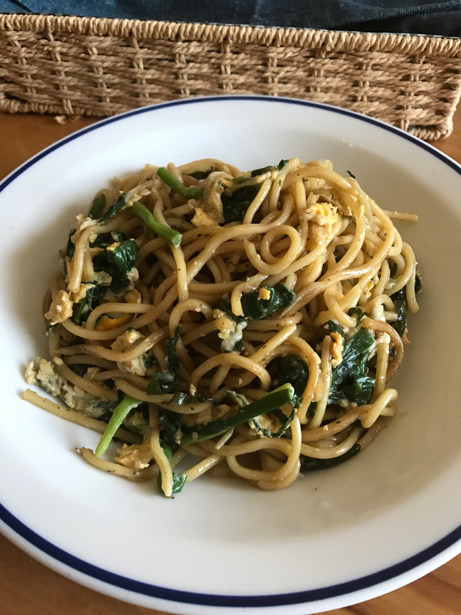 ニラ玉焼きそば