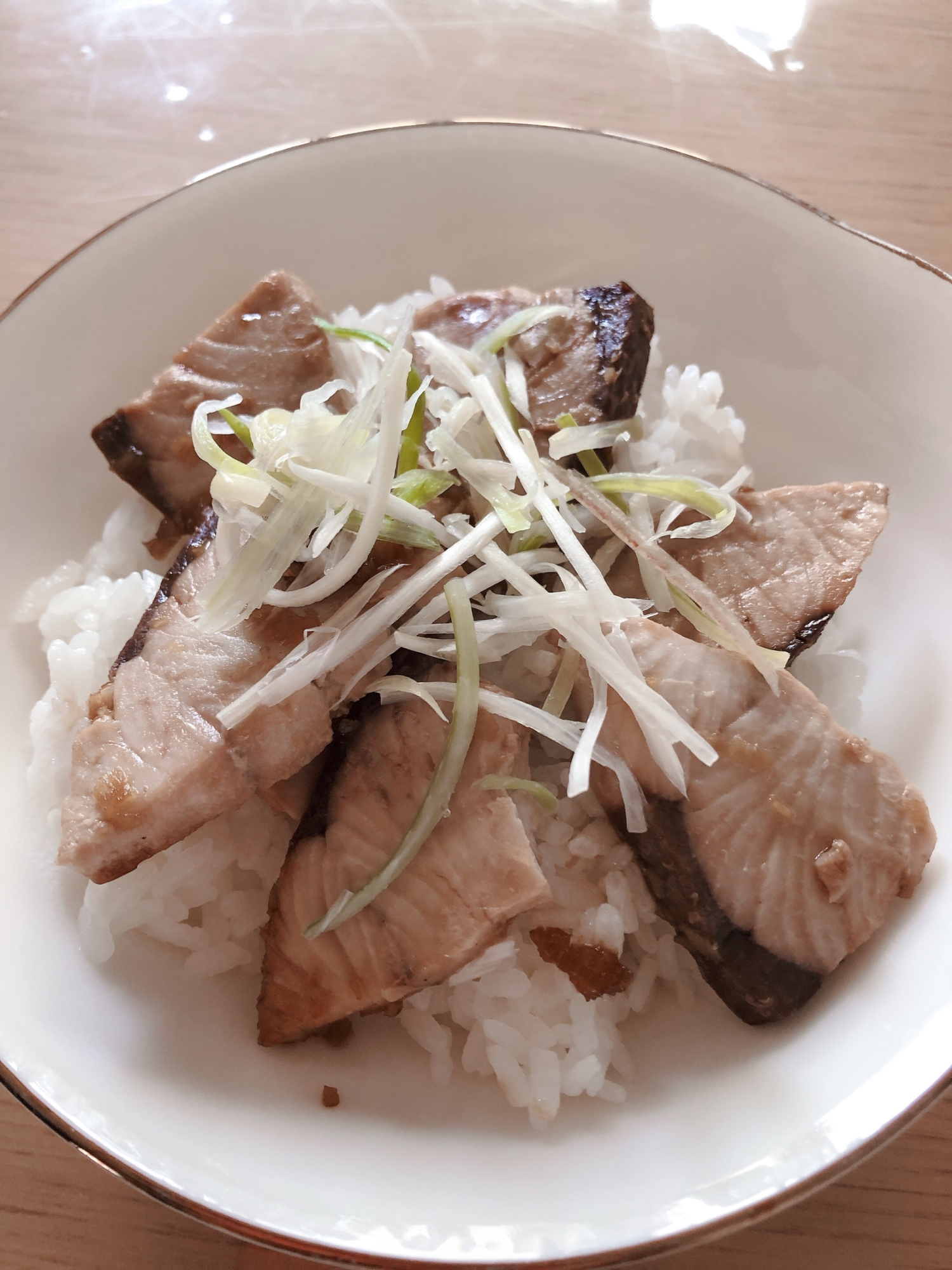 ぶりの照り焼き丼