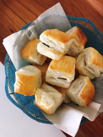 焼き立てのチョコパイ、とっても美味しかったです♪