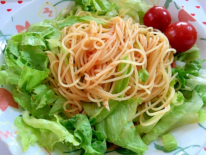 冷製トマトパスタ☆塩トマトドレッシング