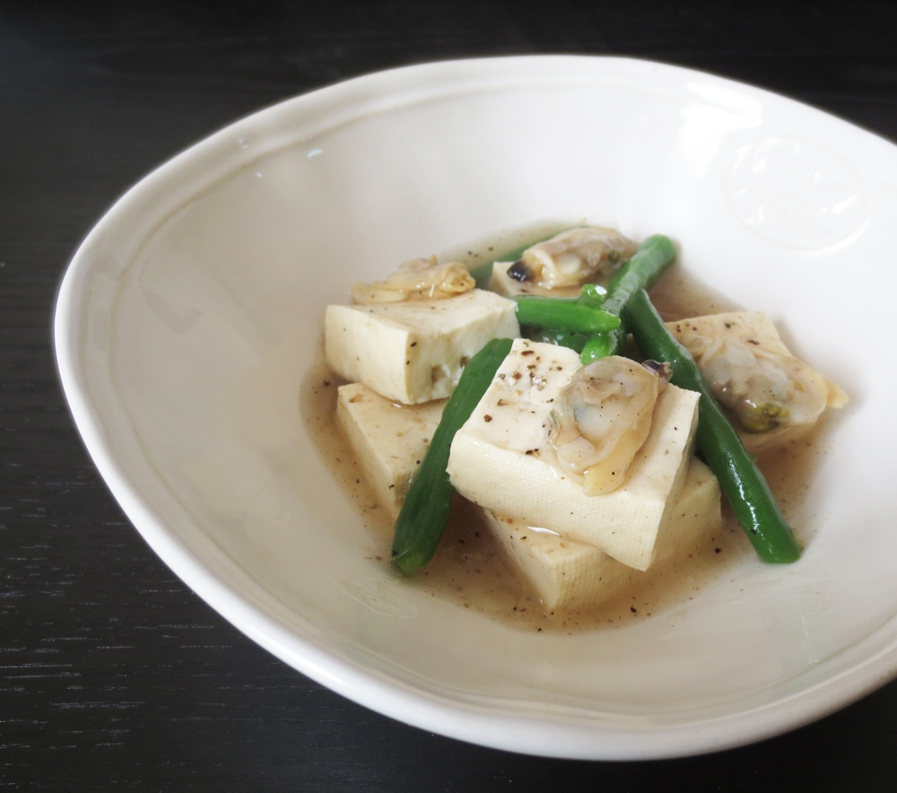豆腐とあさりのトロトロ煮