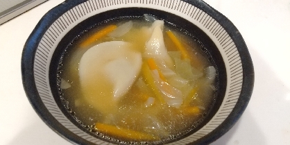 ichi5さん、こんにちは!
水餃子と野菜のスープ美味しかったです(*＾▽＾*)野菜もたくさん摂れて大満足です♡